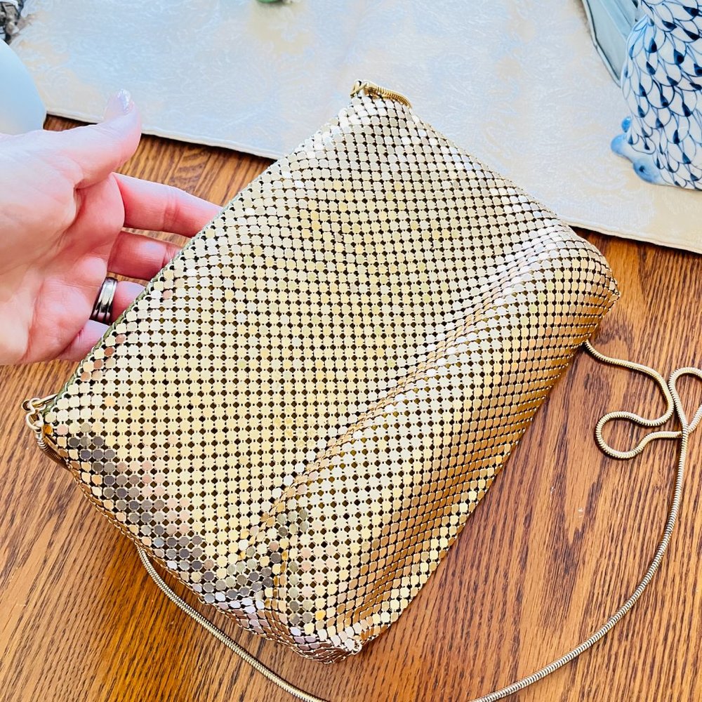 ❌SOLD❌VTG gold mesh evening puse - Picture 12 of 13